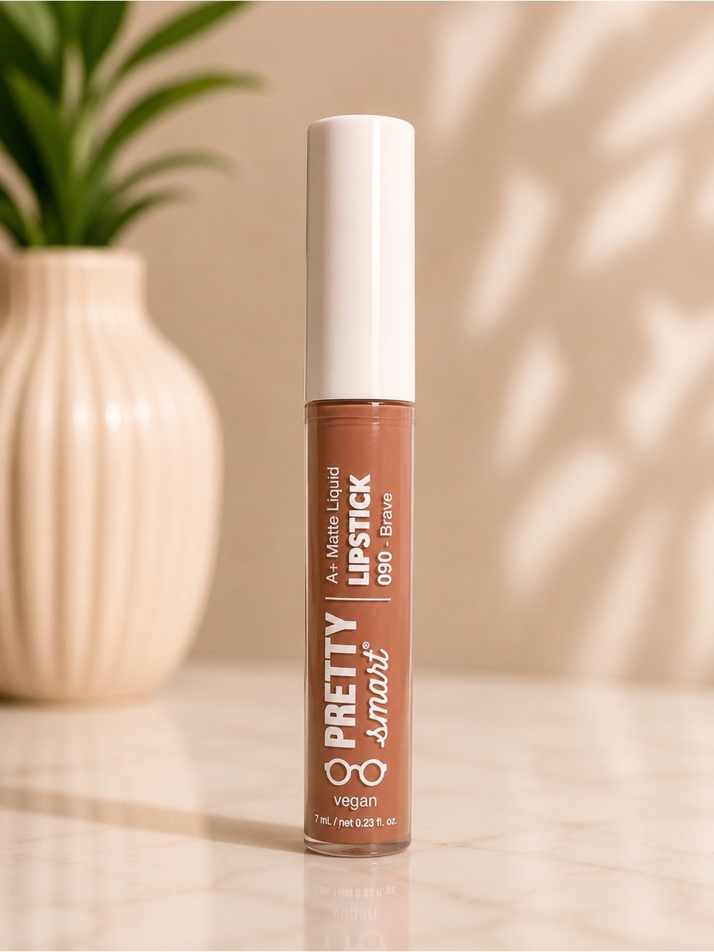 Matte Liquid Lipstick — Brave (Brown)